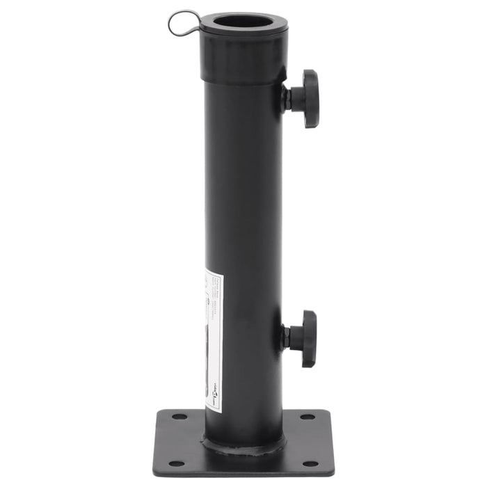 Suport de umbrelă pentru stâlp de Ø38/48 mm, negru mat, oțel - WALTI WALTI