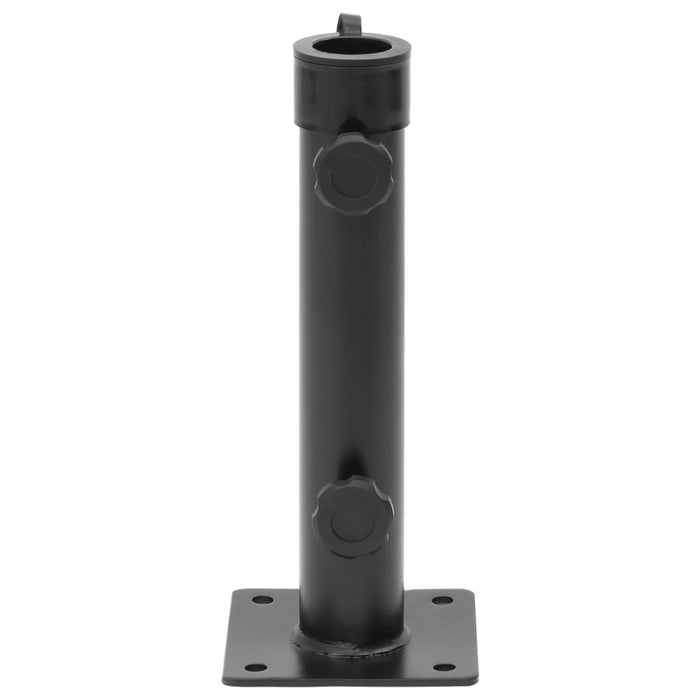 Suport de umbrelă pentru stâlp de Ø38/48 mm, negru mat, oțel - WALTI WALTI