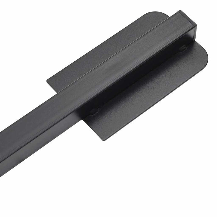 Suport umbrelă pliabil pentru stâlp Ø38/48 mm negru lucios oțel WALTI
