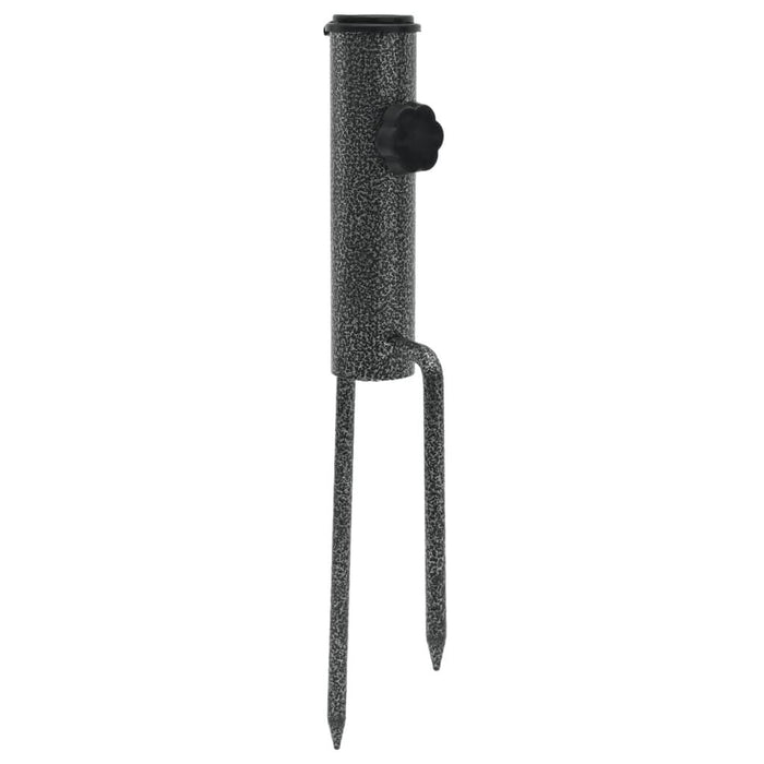 Suporturi de umbrelă cu țăruși, 2 buc. 9x35 cm oțel galvanizat - WALTI WALTI