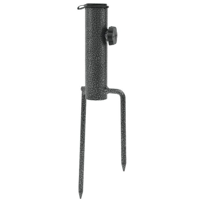 Suporturi de umbrelă cu țăruși, 2 buc. 9x35 cm oțel galvanizat - WALTI WALTI