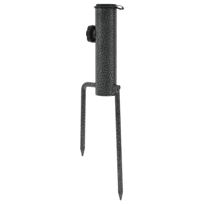 Suporturi de umbrelă cu țăruși, 2 buc. 9x35 cm oțel galvanizat - WALTI WALTI