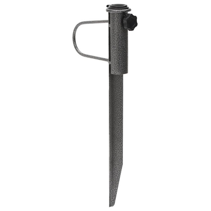 Suporturi de umbrelă cu țăruși, 2 buc. 19x42 cm oțel galvanizat - WALTI WALTI