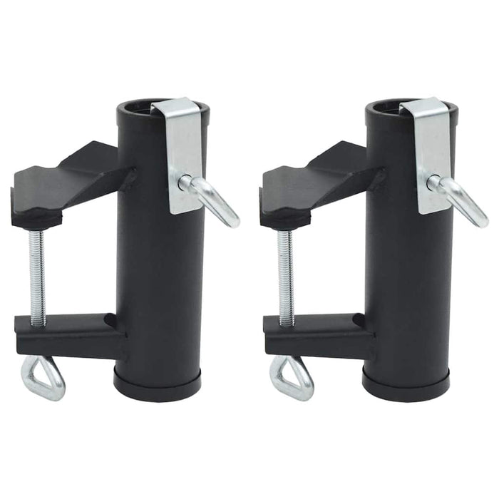 Cleme umbrelă pentru balcon, 2 buc., 25-38 mm, oțel - WALTI WALTI