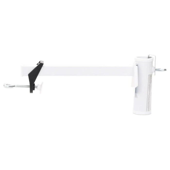 Clemă de umbrelă pentru balcon, alb, 38 mm, oțel - WALTI WALTI