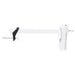 Clemă de umbrelă pentru balcon, alb, 38 mm, oțel - WALTI WALTI