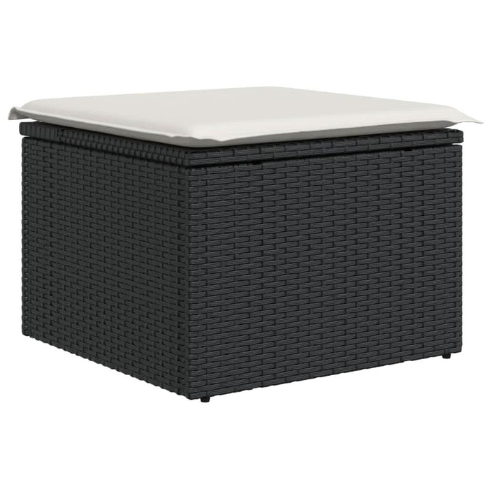 Set canapele de grădină cu perne, 10 piese, maro, poliratan - WALTI WALTI