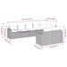 Set canapele de grădină, 8 piese, cu perne, bej, poliratan - WALTI WALTI