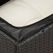 Set mobilier de grădină cu perne, 6 piese, negru, poliratan - WALTI WALTI