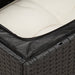 Set canapele de grădină cu perne, 7 piese, negru, poliratan - WALTI WALTI