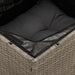 Set mobilier grădină cu perne, 6 piese, gri, poliratan - WALTI WALTI