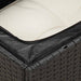 Set mobilier de grădină cu perne, 8 piese, negru, poliratan - WALTI WALTI