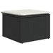 Set mobilier de grădină cu perne, 6 piese, negru, poliratan - WALTI WALTI