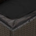 Set mobilier de grădină cu perne, 9 piese, negru, poliratan - WALTI WALTI