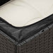 Set mobilier de grădină cu perne, 9 piese, negru, poliratan - WALTI WALTI