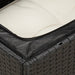 Set canapele de grădină cu perne, 11 piese, negru, poliratan - WALTI WALTI