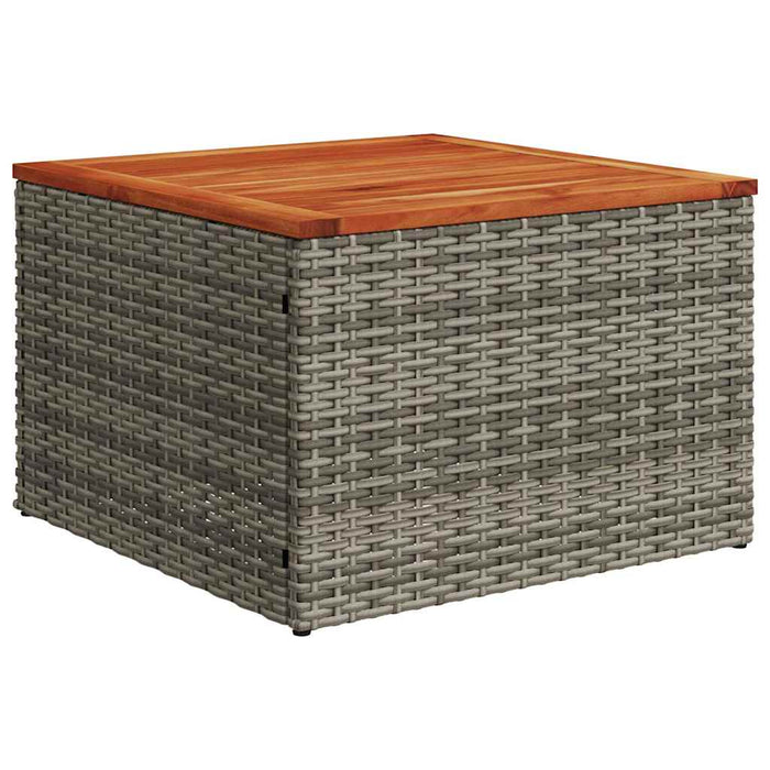 Set canapele de grădină cu perne, 10 piese, gri, poliratan - WALTI WALTI