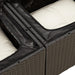 Set canapele de grădină, 12 piese, cu perne, negru, poliratan - WALTI WALTI