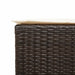 Set mobilier bar de grădină cu perne, 5 piese, maro, poliratan - WALTI WALTI