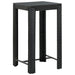 Set mobilier bar de grădină cu perne, 5 piese, negru, poliratan - WALTI WALTI