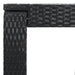 Set mobilier bar de grădină cu perne, 5 piese, negru, poliratan - WALTI WALTI