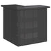 Set mobilier bar de grădină cu perne, 5 piese, negru, poliratan - WALTI WALTI