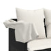 Set mobilier de grădină cu perne, 5 piese, negru, poliratan - WALTI WALTI