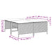 Set mobilier de grădină cu perne, 5 piese, negru, poliratan - WALTI WALTI
