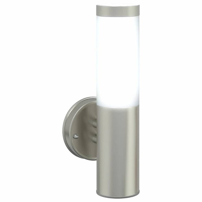Lumină de perete pentru exterior Argintiu 15 x 7,5 x 33 cm - WALTI WALTI