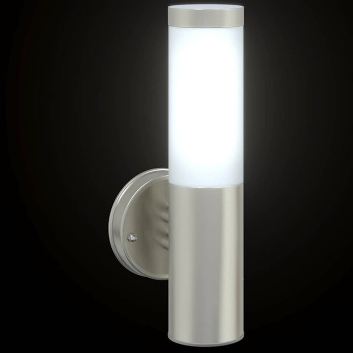 Lumină de perete pentru exterior Argintiu 15 x 7,5 x 33 cm - WALTI WALTI