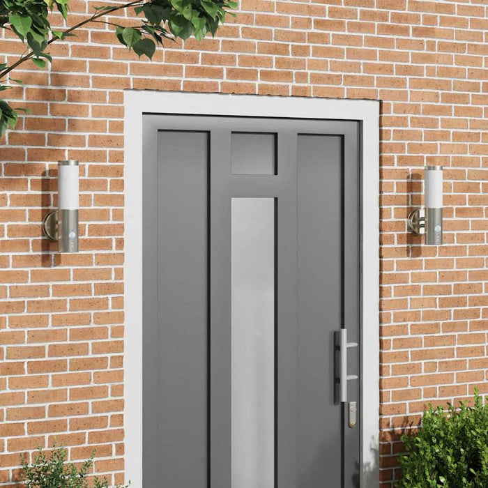 Lumină de perete pentru exterior 2 pcs Argintiu - WALTI WALTI