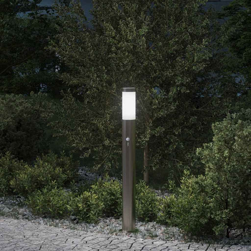 Stâlp luminos cu senzor, 80 cm, oțel inoxidabil, IP44 - WALTI WALTI