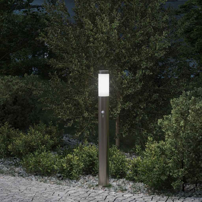 Stâlp luminos cu senzor, 80 cm, oțel inoxidabil, IP44 - WALTI WALTI