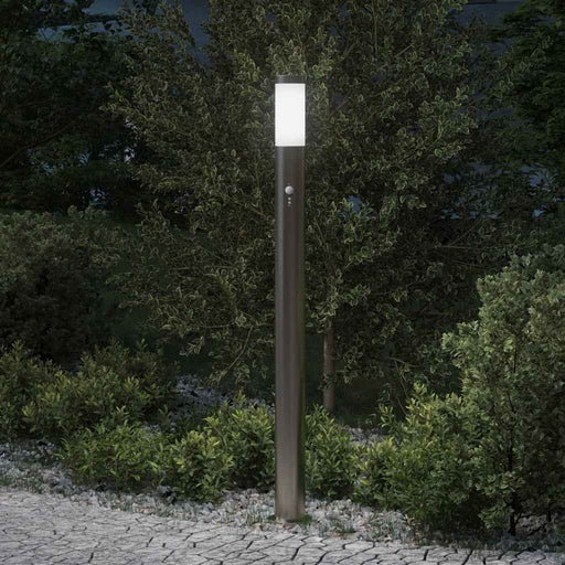 Stâlp luminos cu senzor 110 cm oțel inoxidabil IP44 - WALTI WALTI