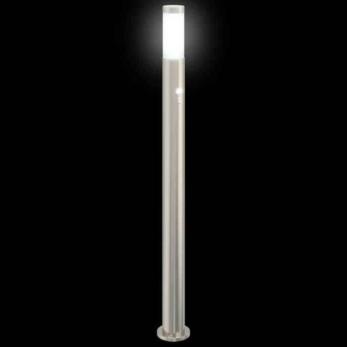 Stâlpi iluminatori cu senzor, 3 buc., 110 cm, oțel inoxidabil, IP44 - WALTI WALTI