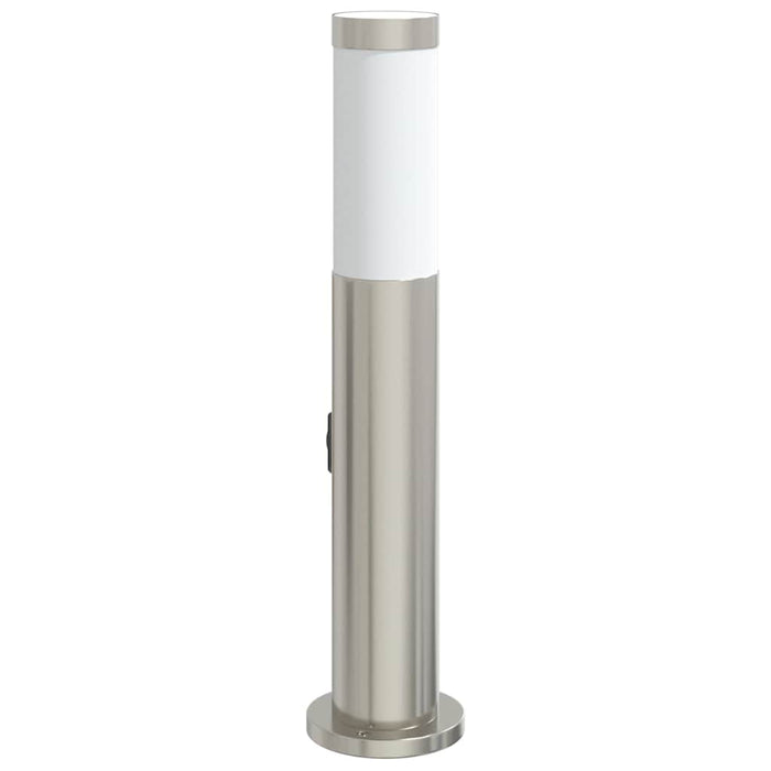 Stâlp luminos cu priză 50 cm oțel inoxidabil IP44 - WALTI WALTI