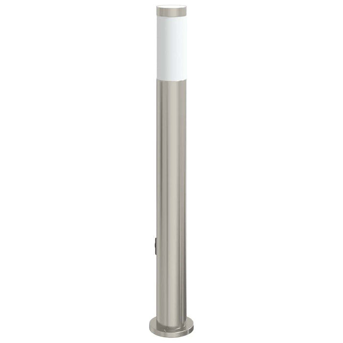 Stâlp luminos cu priză 80 cm oțel inoxidabil IP44 - WALTI WALTI
