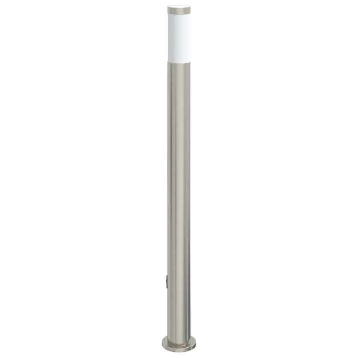 Stâlp luminos cu priză 110 cm oțel inoxidabil IP44 - WALTI WALTI