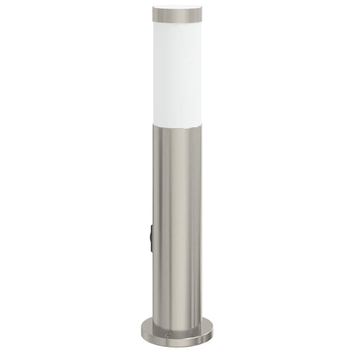 Stâlp luminos cu senzor și priză, 50 cm, oțel inoxidabil, IP44 - WALTI WALTI