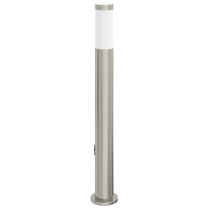 Stâlp luminos cu senzor și priză, 80 cm, oțel inoxidabil, IP44 - WALTI WALTI