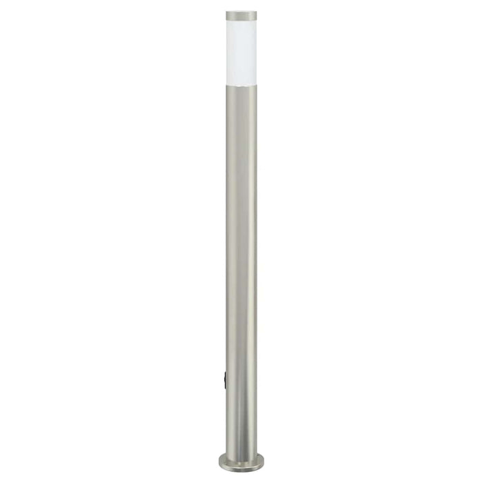 Stâlp luminos cu senzor și priză 110 cm oțel inoxidabil IP44 - WALTI WALTI