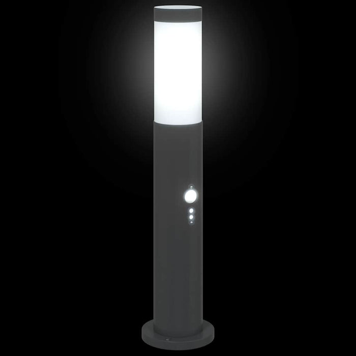 Stâlp luminos cu senzor, 50 cm, oțel inoxidabil, IP44 - WALTI WALTI