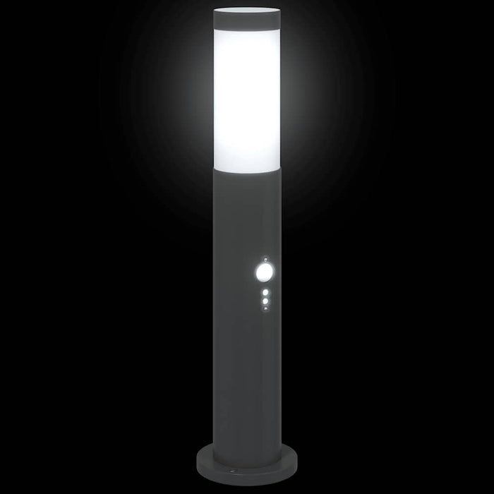 Stâlpi iluminatori cu senzor, 3 buc., 50 cm, oțel inoxidabil, IP44 - WALTI WALTI