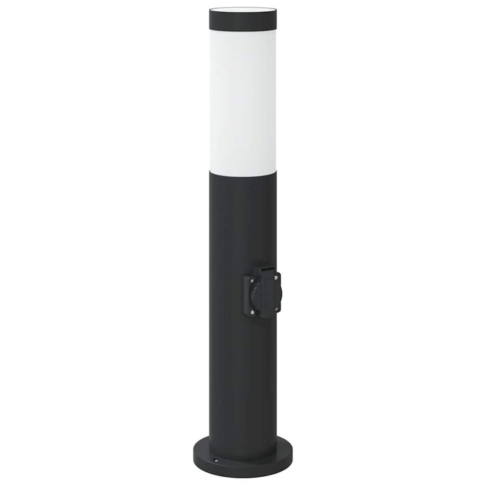 Stâlp luminos cu priză 50 cm oțel inoxidabil IP44 - WALTI WALTI