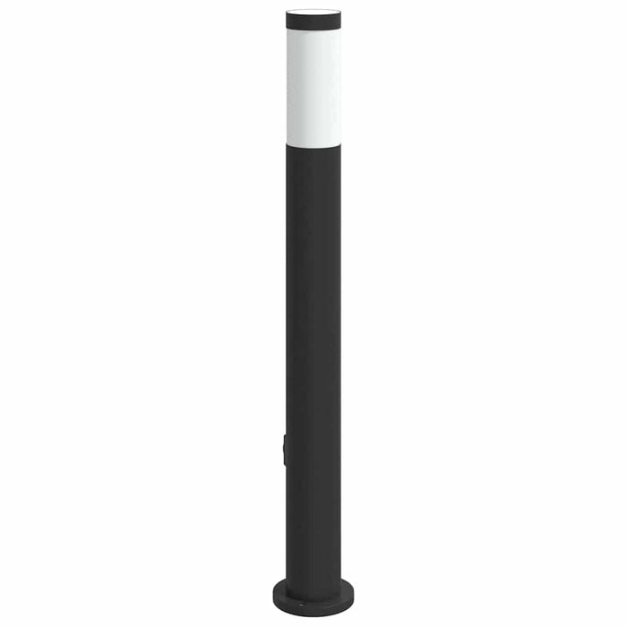 Stâlp luminos cu priză 80 cm oțel inoxidabil IP44 - WALTI WALTI