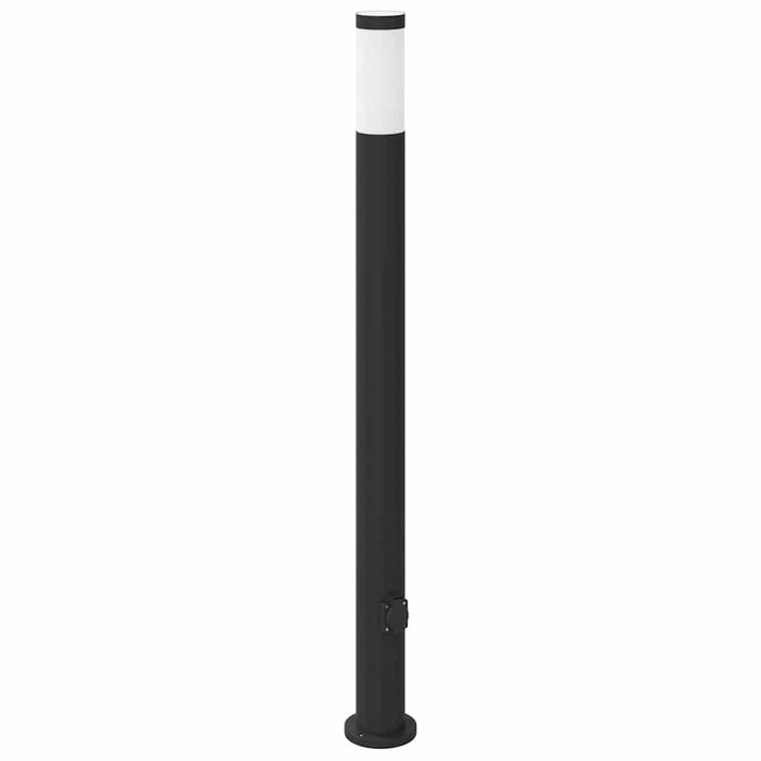 Stâlp luminos cu priză 110 cm oțel inoxidabil IP44 - WALTI WALTI