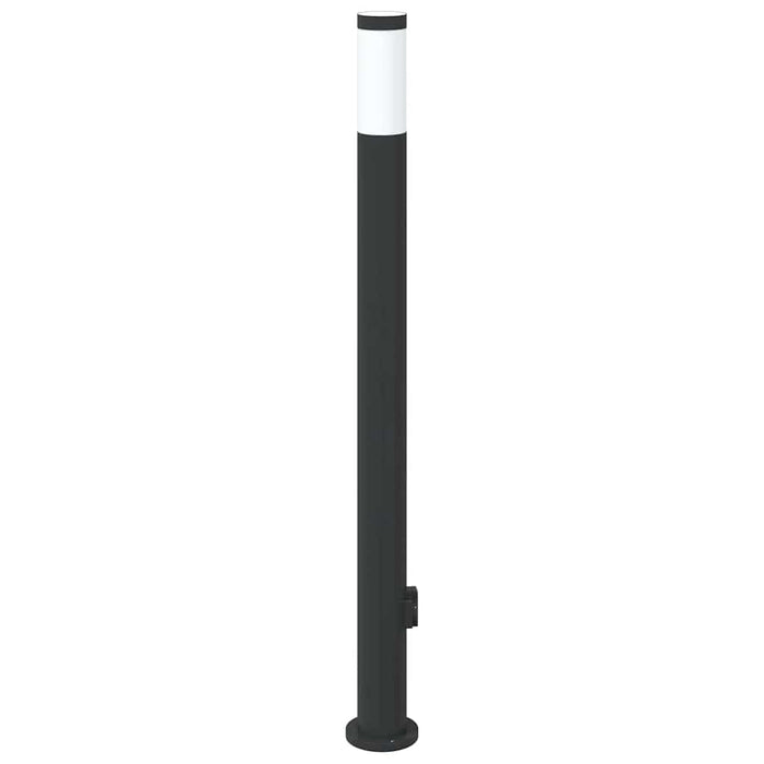 Stâlp luminos cu priză 110 cm oțel inoxidabil IP44 - WALTI WALTI