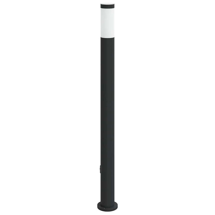 Stâlp luminos cu priză 110 cm oțel inoxidabil IP44 - WALTI WALTI