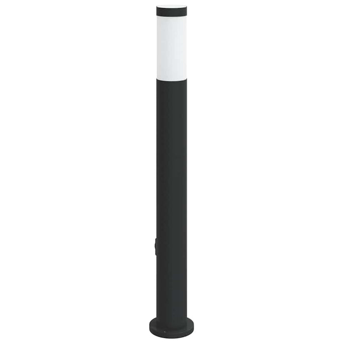 Stâlp luminos cu senzor și priză, 80 cm, oțel inoxidabil, IP44 - WALTI WALTI
