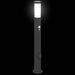 Stâlpi iluminatori cu senzor și priză, 3 buc., 80 cm, oțel inoxidabil, IP44 - WALTI WALTI